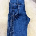 BOMBACHA FEMININA FAVO JEANS E ESTONADA