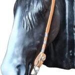 CABEÇADA BOMBA DE INOX C/ FIVELA EM CIMA DUMONT