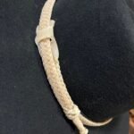 VINCHA DE COURO TRANÇADA