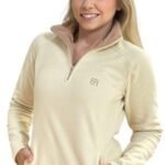 SOFT FLEECE BEGE COM PRETO EMPÓRIO HORSE